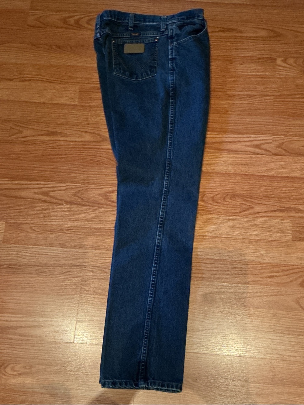 Wrangler Men's Dark Blue Straight Jeans 35x34